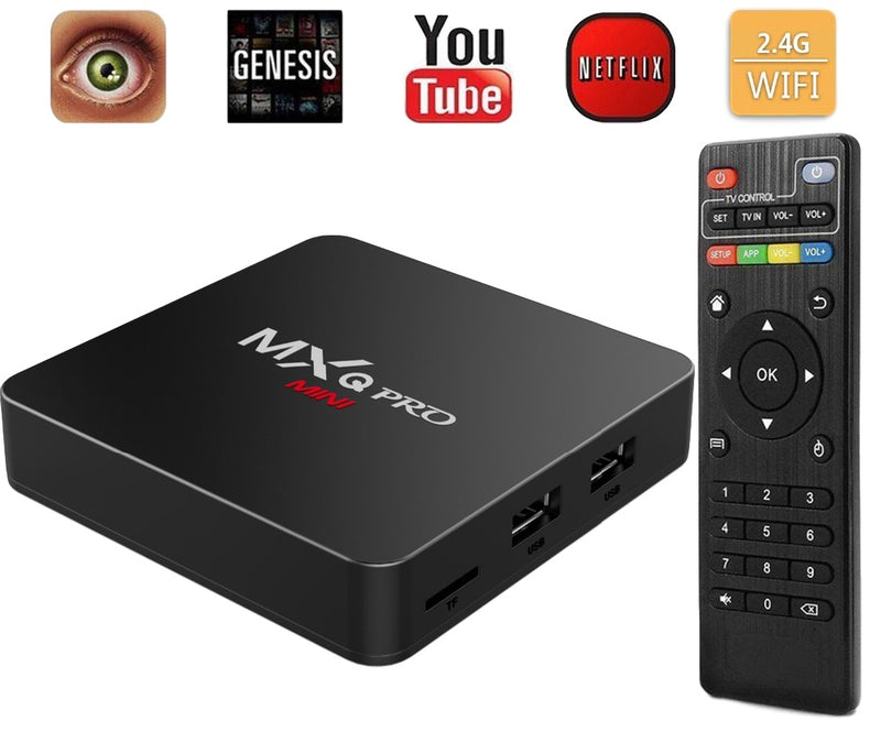 4K Android Smart TV Box 1G+8G Quad Core HDMI Wifi Media Streamer