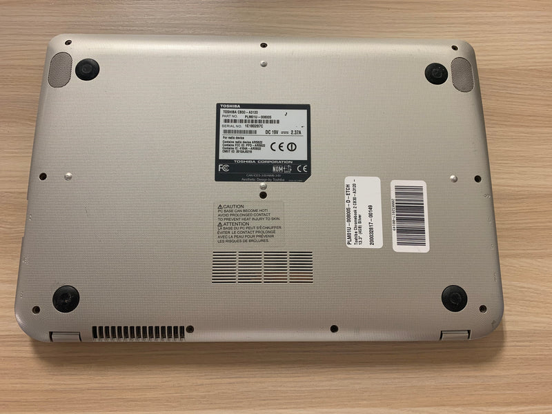 Toshiba Chromebook 2 CB30-A3120 Dual-Core 1.4GHz 4GB 16GB SSD 13.3" Chrome OS - ENGRAVED
