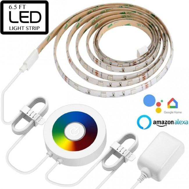 Smart Multicolored LED Light Strip WiFi Controlled - Unlimited Color Options