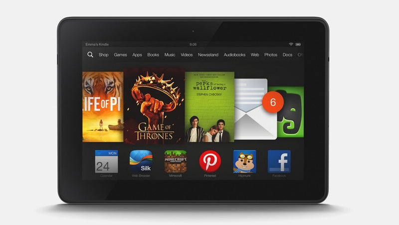 Amazon Kindle Fire Tablet HD 8.9" with Alexa HD 8.9" Display, Dual-Band Wi-Fi, 32 GB in Black