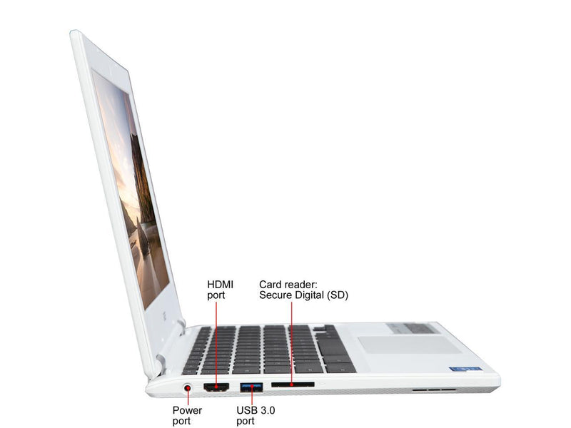 Acer Chromebook CB3-131-C3KD (2GB) White
