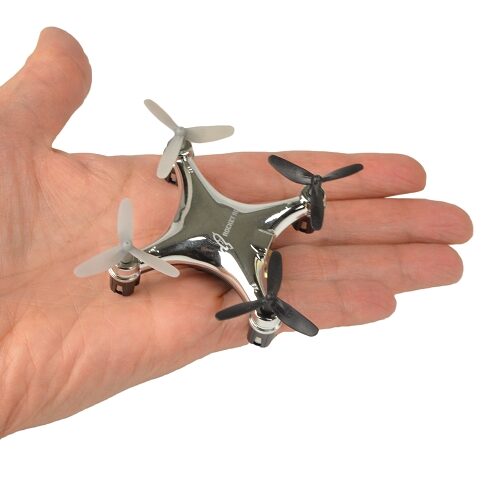 Micro Quadcopter Drone (1.75") w/LED Lights & Flip