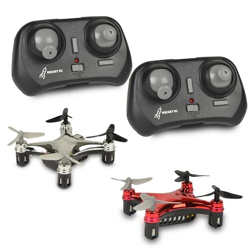 Micro Quadcopter Drone (1.75") w/LED Lights & Flip