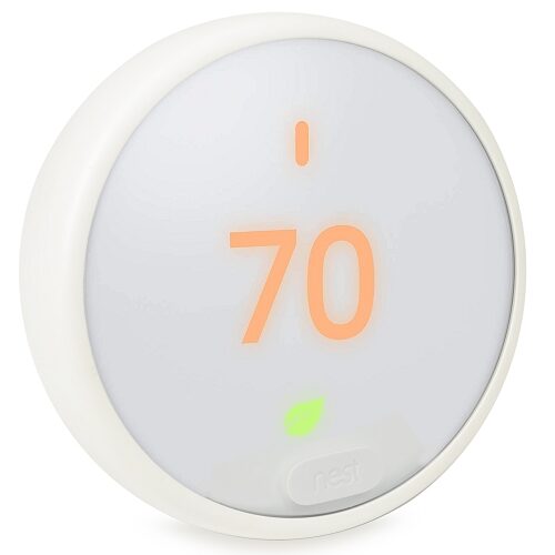 Google Nest Thermostat E - Programmable Smart Thermostat for Home - 3rd Generation (White)