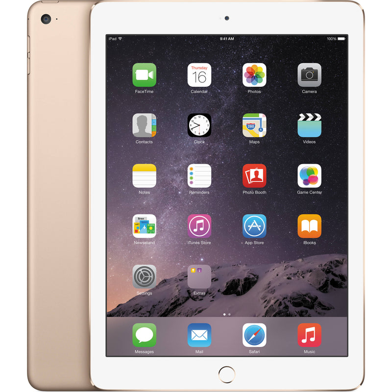 Apple iPad Air 2 9.7 Inch Retina Display 16GB with Wi-Fi in Gold MNV72LL/A