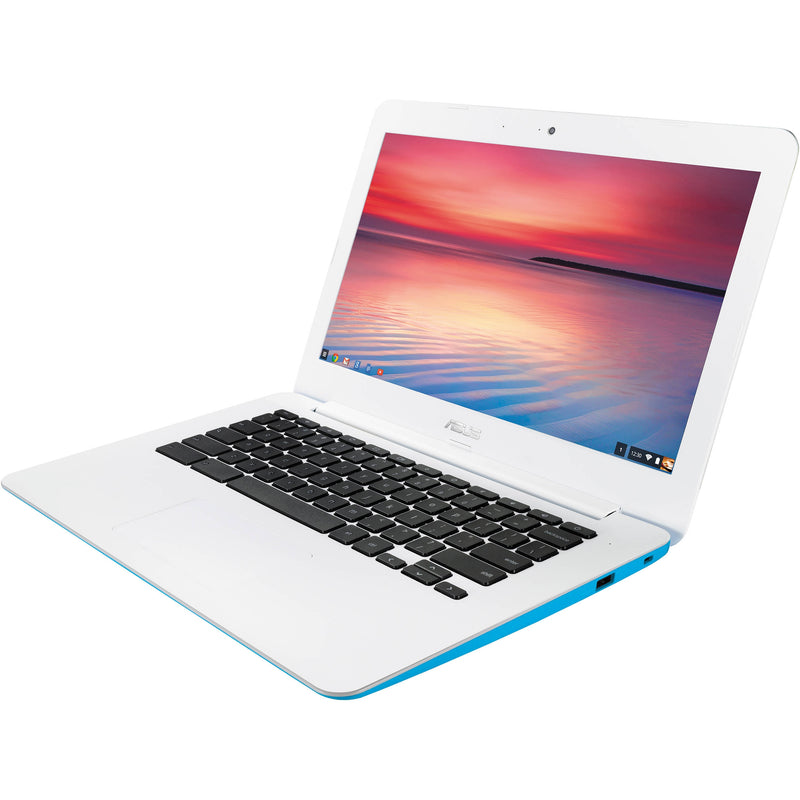 ASUS Chromebook C300MA 13.3 Inch Intel Celeron, 2GB, 16GB SSD, Blue and White