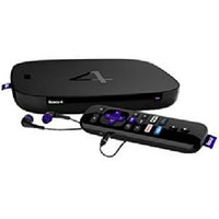 Roku 4 Wi-Fi Ultra HD 4K Streaming Media Player with Enhanced Remote Voice Search