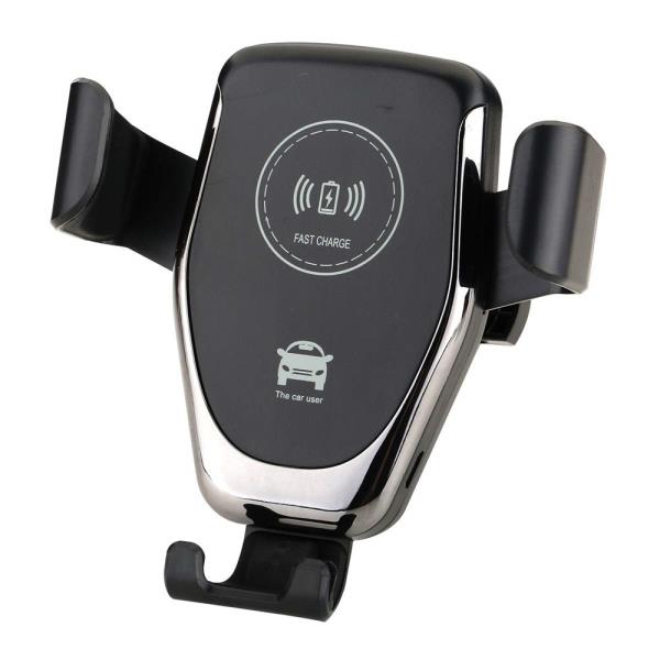 Automatic Clamping Wireless Fast Car Charger Mount Stand