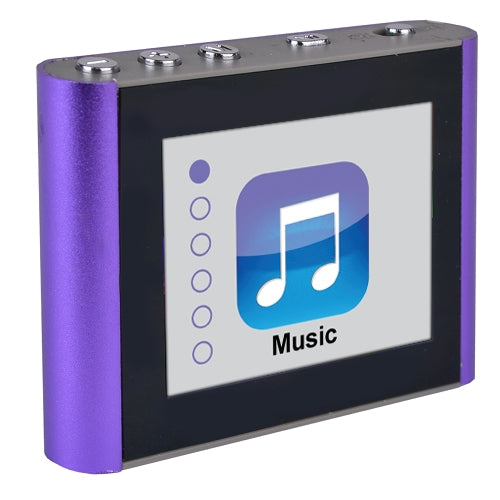 Eclipse T180 4GB MP3 USB 2.0 Touchscreen Clip Style Digital Music/Video Player w/Voice Recorder, FM & 1.8" LCD in Purple