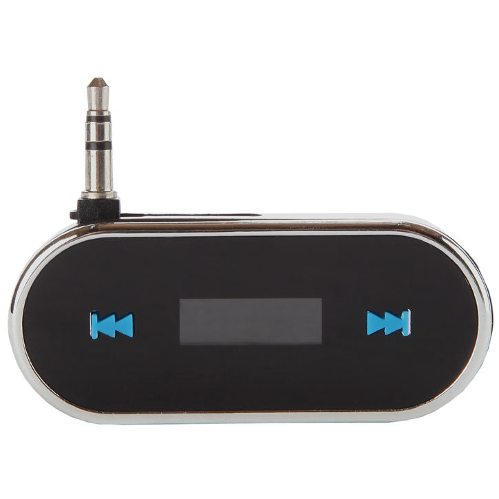 Car FM Transmitter with Bright Blue LCD Display for iPhone