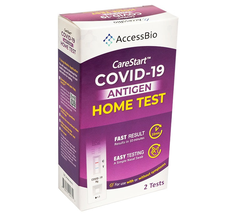 2 Tests: Access Bio COVID Rapid Test - SHIPS IN 24 HOURS