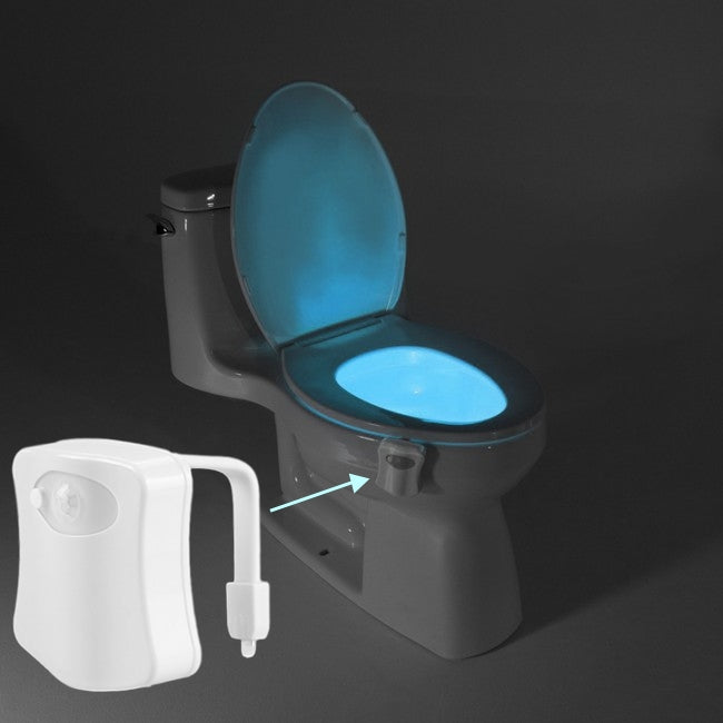 Baytek 8-Color Motion Activated Toilet Nightlight (Fits ANY Toilet)