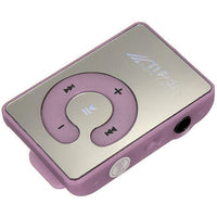 MP3 Player w/SD Card Expansion Slot & Mirror Front in Purple