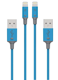 Scosche StrikeLine 3FT Charge and Sync MFI Cable for Lighting Devices in Blue