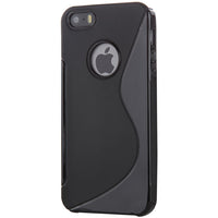 Flexible Two-Tone Finished Apple iPhone 5 Case in Black