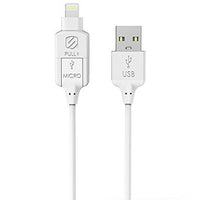Scosche 3 foot MFI StrikeLine Pro Charge & Sync Cable for Lightning & Micro USB Devices