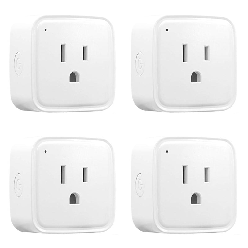 4 Pack: iTD Gear Smart Wifi Plug Compatible with Amazon Alexa & Google Assistant