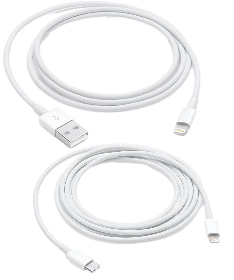 Lightning to USB Charge & Data Sync Cable in White (3ft)