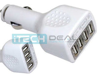 Baytek High Output 4 Port USB Car Travel Charger