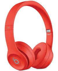 Beats Solo3 Wireless Bluetooth On-Ear Headphones in Red