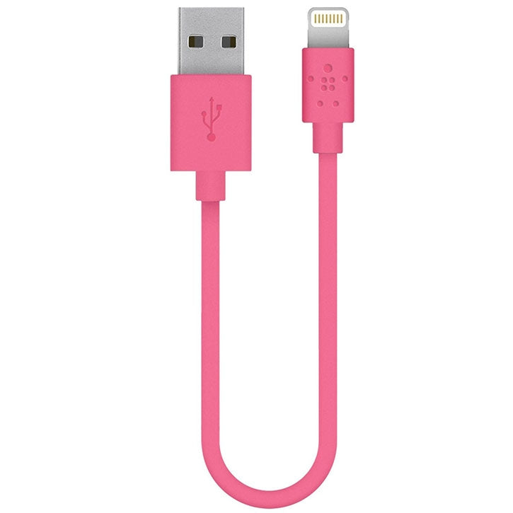 Belkin Apple Certified MIXIT 6 Inches Lightning to USB Cable in Pink