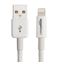 AmazonBasics Lightning to USB 3 Feet/0.9 Meters Apple MFi Certified Cable in White
