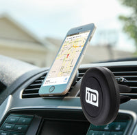 2 Pack: iTD Gear Universal Magnetic Car Vent Mount Holder in Black