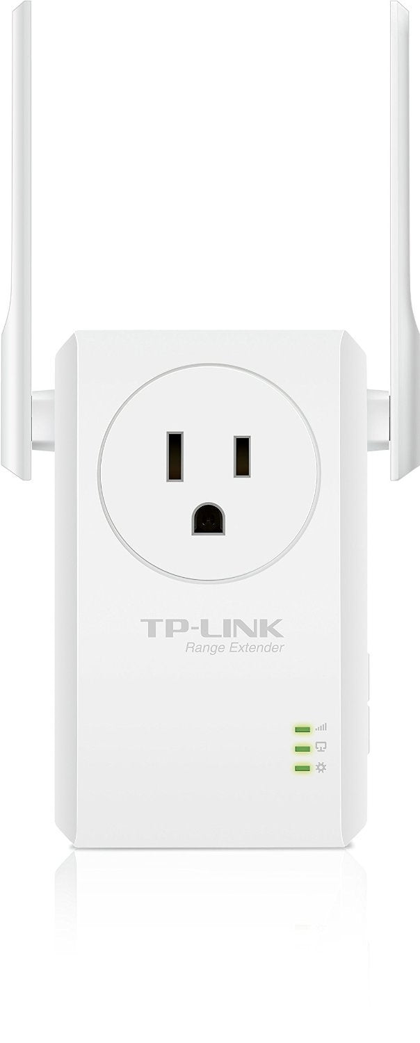 TP-Link N300 TL-WA860RE Wi-Fi Range Extender with Pass-Through Outlet