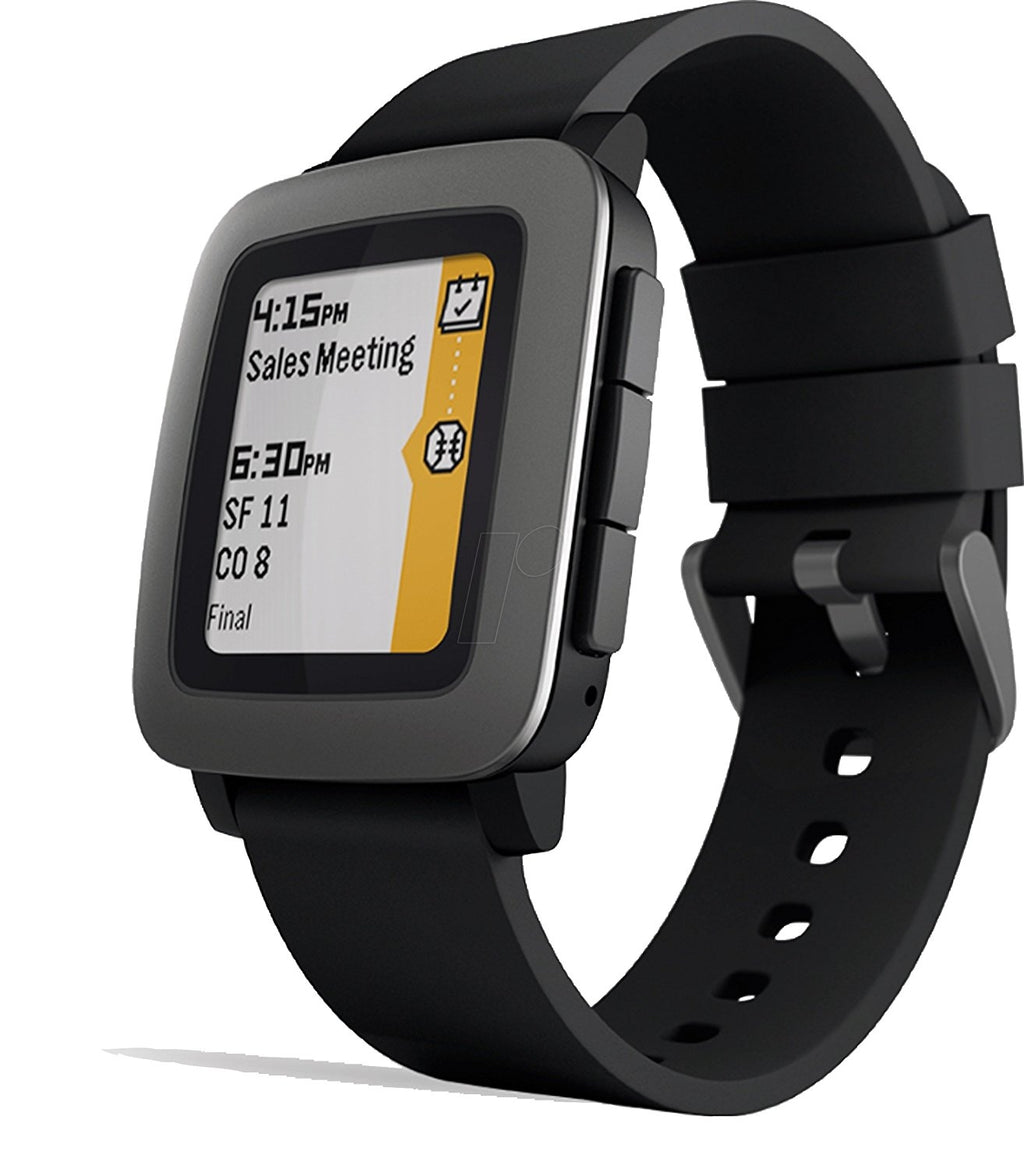 Pebble Time Smartwatch in Black