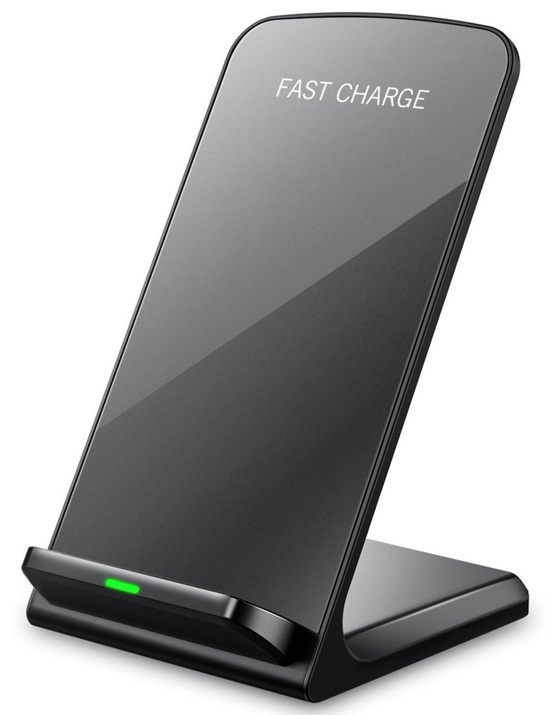 Wireless Fast Charger Charging Pad Stand for iPhone X / 8 & Android