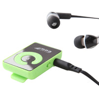 MP3 Player w/SD Card Expansion Slot & Mirror Front in Green