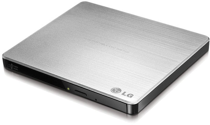 LG GP60NS50 8x DVD±RW DL USB 2.0 Slim External Drive (Silver)