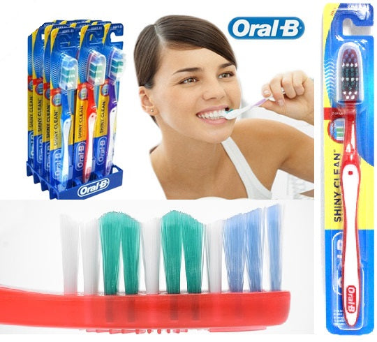 Oral-B 12 Pack - Shiny Clean Soft 35 Toothbrush Set