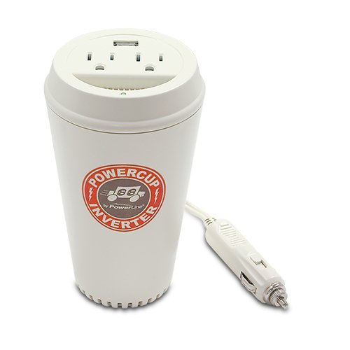 The Original PowerCup 200 Watt 2-Outlet/1 USB Car Power Inverter