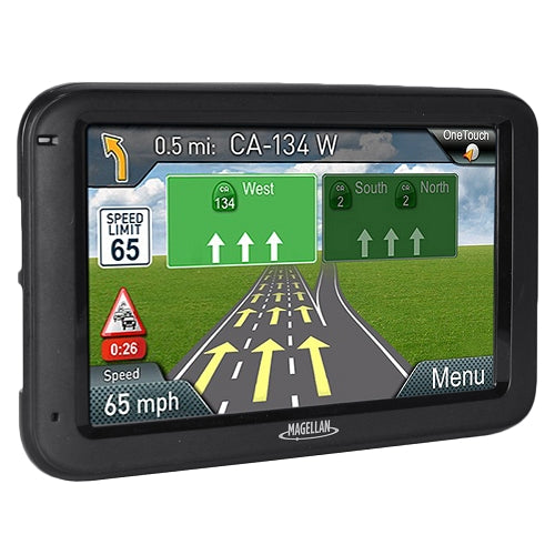 Magellan RoadMate 5255T-LM 5.0" Touchscreen Portable GPS System w/North American Maps & Lifetime Map/Traffic Updates