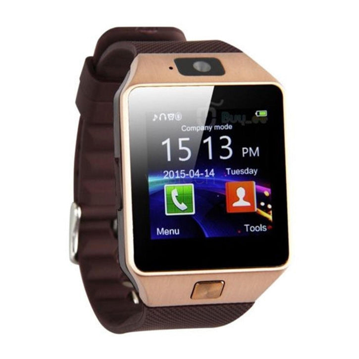 Bluetooth Smart Watch Phone Mate GSM SIM For Android in Gold