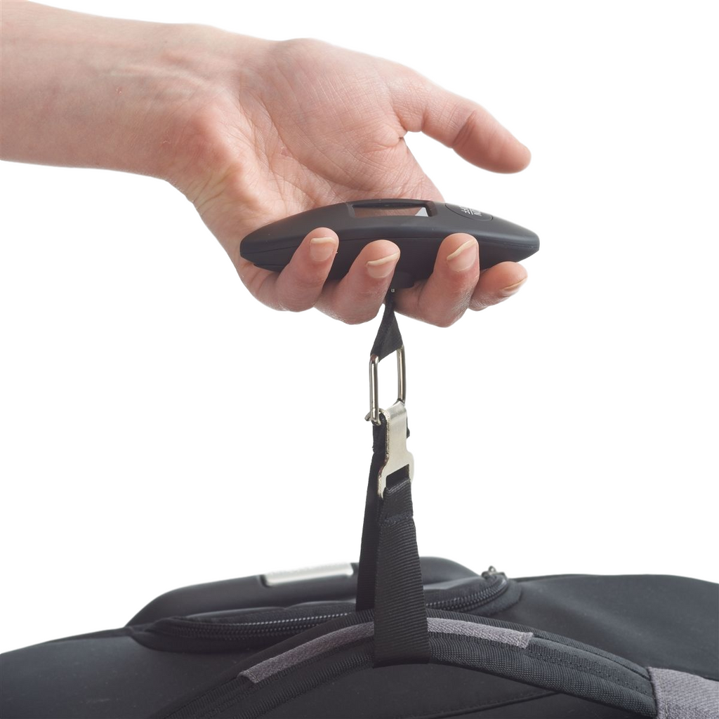90lb Portable Electronic Digital Luggage Scale in Black - WMT1