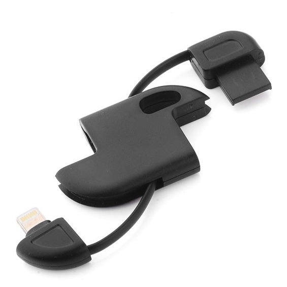 8 Pin iPhone / iPod / iPad USB Cable Keychain