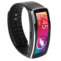 Samsung Gear Fit SM-R350 1.84" OLED Smartwatch/Activity Tracker w/Bluetooth & Black Strap (Charcoal Black)