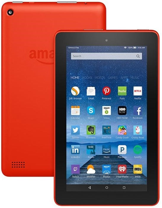Amazon Fire Tablet with Alexa 7" Display 5th Gen 8GB or 16GB
