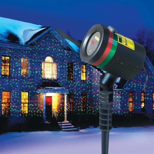 Static Laser Holiday Lights Star Projector